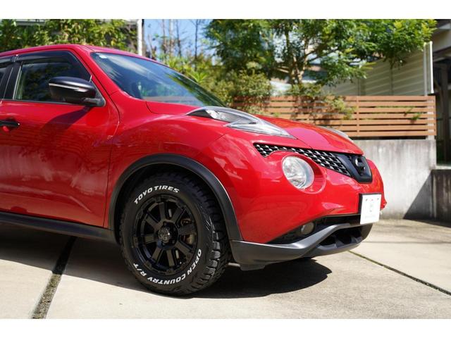 ジューク 15RX アーバンセレクション AMEホイールTOYOオープンカントリー新品セット/マットブラックペイント/純正ナビ/フルセグTV/アラウンドビューモニター/プッシュスタート/スマートキー/ETC(11枚目)