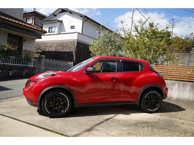 ジューク 15RX アーバンセレクション AMEホイールTOYOオープンカントリー新品セット/マットブラックペイント/純正ナビ/フルセグTV/アラウンドビューモニター/プッシュスタート/スマートキー/ETC(17枚目)