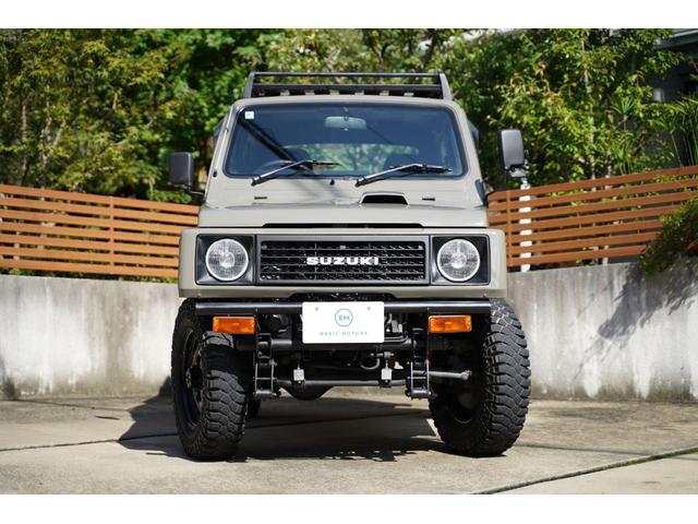ジムニー ランドベンチャー　最終５型／リフトアップ／全塗装済／社外バンパー／ルーフキャリア／１型グリル／シートカバー／ＭＴタイヤ装着／リビルトエンジン載替済／ヒーターコア交換済／（3枚目）