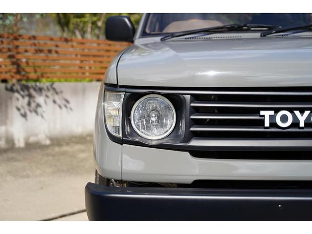 ランドクルーザープラド TX L/C78フェイス丸目換装 クァンタムグレー 各所マットブラック L/C70仕様 Frバンパー 専用Rrバンパー 一式 TOYOTAグリル DEANカリフォルニア16インチAW BFグッドリッチ(4枚目)