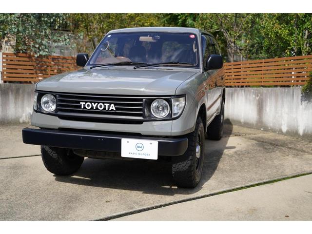 ランドクルーザープラド TX L/C78フェイス丸目換装 クァンタムグレー 各所マットブラック L/C70仕様 Frバンパー 専用Rrバンパー 一式 TOYOTAグリル DEANカリフォルニア16インチAW BFグッドリッチ(15枚目)