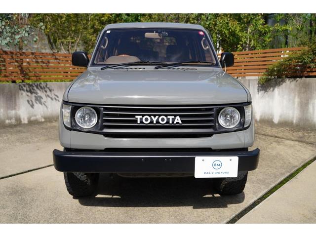 ランドクルーザープラド TX L/C78フェイス丸目換装 クァンタムグレー 各所マットブラック L/C70仕様 Frバンパー 専用Rrバンパー 一式 TOYOTAグリル DEANカリフォルニア16インチAW BFグッドリッチ(18枚目)