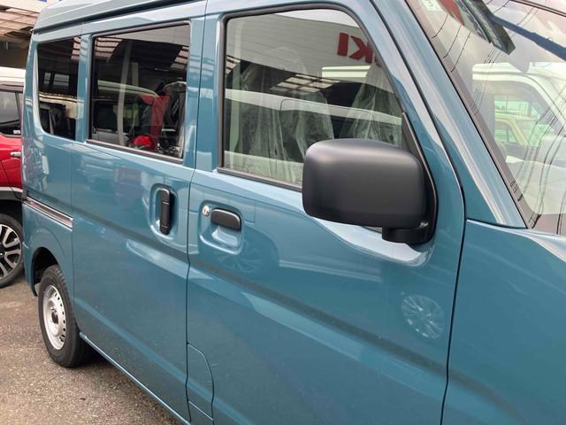 エブリイ ＰＡリミテッド　両側スライドドア　クリアランスソナー　レーンアシスト　衝突被害軽減システム　キーレスエントリー　アイドリングストップ　ＣＶＴ　盗難防止システム　ＡＢＳ　ＥＳＣ　衝突安全ボディ　エアコン（5枚目）