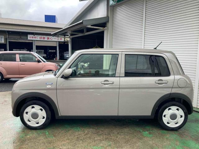 アルトラパンＬＣ ハイブリッドＬ　届出済未使用車　クリアランスソナー　レーンアシスト　衝突被害軽減システム　オートライト　ＬＥＤヘッドランプ　スマートキー　アイドリングストップ　電動格納ミラー　シートヒーター　ベンチシート　盗難防止（16枚目）