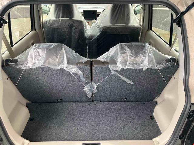 アルトラパンＬＣ ハイブリッドＬ　届出済未使用車　クリアランスソナー　レーンアシスト　衝突被害軽減システム　オートライト　ＬＥＤヘッドランプ　スマートキー　アイドリングストップ　電動格納ミラー　シートヒーター　ベンチシート　盗難防止（19枚目）