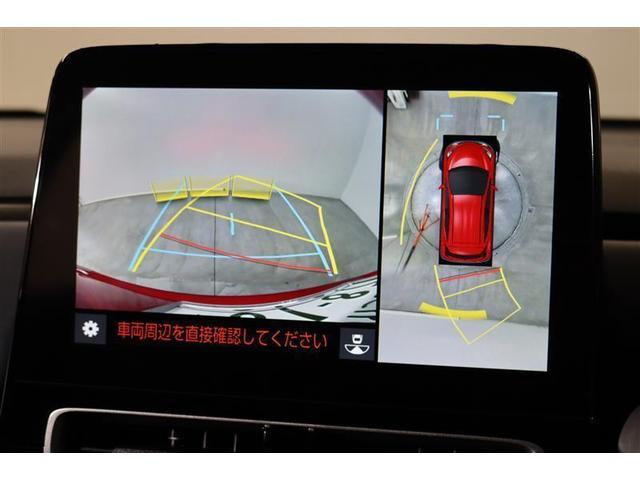 パノラミックビューモニター付きです。車両を上から見たような映像をディスプレイオーディオ画面に表示。運転席からの目視だけでは見にくい、車両周辺の状況をリアルタイムでしっかり確認できます。