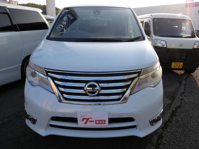 セレナ ハイウェイスター　Ｖセレ＋セーフティＩＩ　ＳＨＶ　アラウンドビューモニター　ナビ　フリップダウンモニター　フルセグ　両側電動スライドドア　オートエアコン　インテリジェントキー（3枚目）