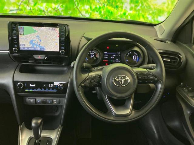 ヤリスクロス Ｇ　新品タイヤ／ディスプレイオーディオ＋ナビ８インチ／衝突安全装置／シートヒーター　運転席／車線逸脱防止支援システム／パーキングアシスト　バックガイド／ヘッドランプ　ＬＥＤ　衝突被害軽減システム　禁煙車（5枚目）