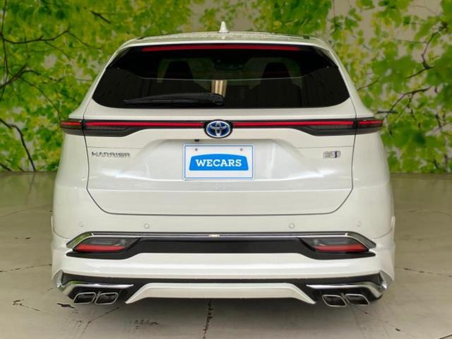 ハリアーハイブリッド ４ＷＤ　Ｚレザーパッケージ　新品タイヤ／サンルーフ／純正エアロ／ＪＢＬ／保証書／純正　ＳＤナビ／デジタルインナーミラー／衝突安全装置／シートヒーター／パノラミックビューモニター／車線逸脱防止支援システム／シート　合皮　フルエアロ（37枚目）