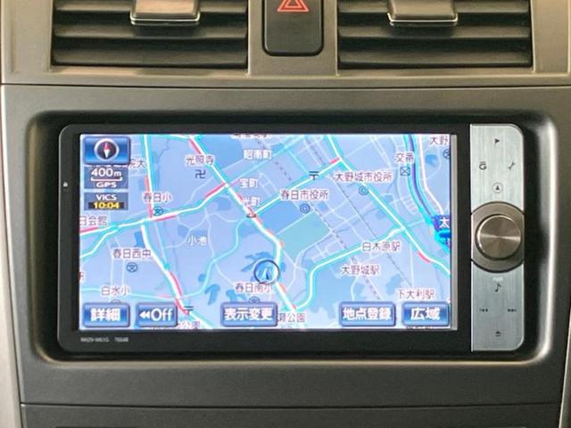 カローラフィールダー Ｓ　新品タイヤ／純正　ＨＤＤナビ／パーキングアシスト　バックガイド／ヘッドランプ　ＨＩＤ／ＥＴＣ／ＥＢＤ付ＡＢＳ／バックモニター／フルセグＴＶ／ＤＶＤ／禁煙車／エアバッグ　運転席　バックカメラ　ＤＶＤ再生（6枚目）