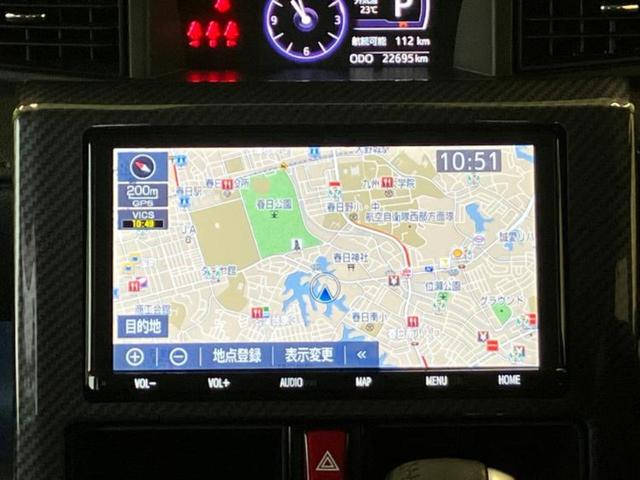 タンク カスタムＧ－Ｔ　純正　９インチ　メモリーナビ／スマートアシスト（トヨタ・ダイハツ）／両側電動スライドドア／シートヒーター　前席／全方位モニター／車線逸脱防止支援システム／ドライブレコーダー　社外　ターボ　全周囲カメラ（6枚目）