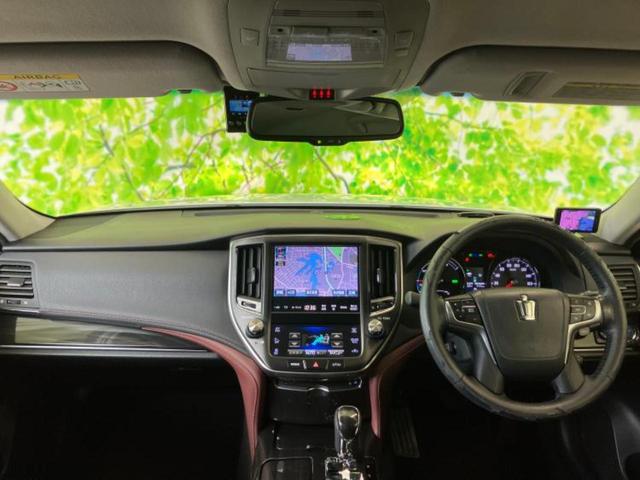 クラウンハイブリッド ハイブリッドアスリートＳ　新品タイヤ／純正　８インチ　ＳＤナビ／シートヒーター／ドライブレコーダー　社外／ヘッドランプ　ＬＥＤ／ＥＢＤ付ＡＢＳ／横滑り防止装置／アイドリングストップ／クルーズコントロール／バックモニター（4枚目）