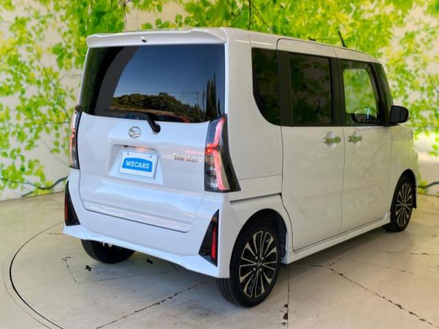 タント カスタムＲＳ　新品タイヤ／保証書／純正　ＳＤナビ／スマートアシスト（トヨタ・ダイハツ）／両側電動スライドドア／シートヒーター　前席／パノラマモニター／車線逸脱防止支援システム／シート　ハーフレザー　全周囲カメラ（3枚目）