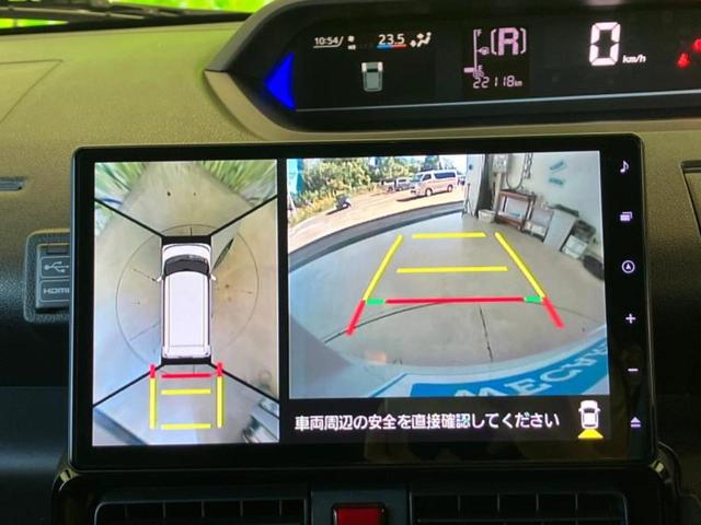 タント カスタムＲＳ　新品タイヤ／保証書／純正　ＳＤナビ／スマートアシスト（トヨタ・ダイハツ）／両側電動スライドドア／シートヒーター　前席／パノラマモニター／車線逸脱防止支援システム／シート　ハーフレザー　全周囲カメラ（9枚目）