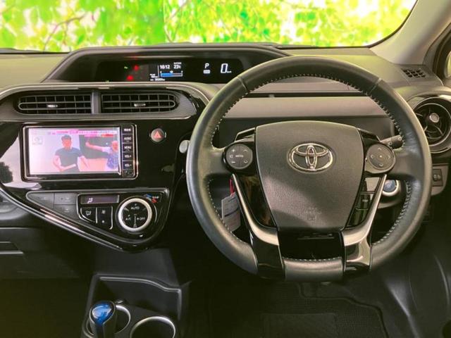 アクア クロスオーバー　純正　ＳＤナビ／トヨタセーフティセンス／車線逸脱防止支援システム／シート　ハーフレザー／ドライブレコーダー　純正／Ｂｌｕｅｔｏｏｔｈ接続／ＥＴＣ／ＥＢＤ付ＡＢＳ／横滑り防止装置／バックモニター（5枚目）