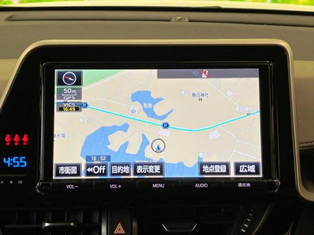 Ｃ－ＨＲ Ｇ　ＬＥＤエディション　新品タイヤ／社外エアロ／保証書／純正　９インチ　ＳＤナビ／衝突安全装置／シートヒーター／車線逸脱防止支援システム／シート　ハーフレザー／ヘッドランプ　ＬＥＤ／Ｂｌｕｅｔｏｏｔｈ接続／ＥＴＣ　記録簿（6枚目）