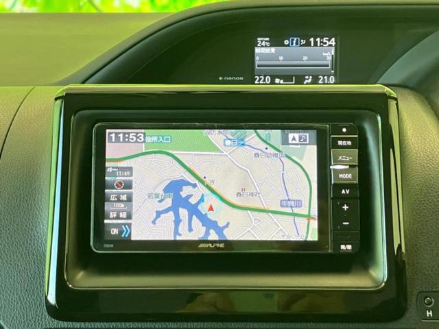 ヴォクシー ハイブリッドV 新品タイヤ/社外 SDナビ/フリップダウンモニター 社外 10.2インチ/電動スライドドア/シートヒーター 前席/パーキングアシスト バックガイド/ドライブレコーダー 社外 バックカメラ 後席モニター(6枚目)