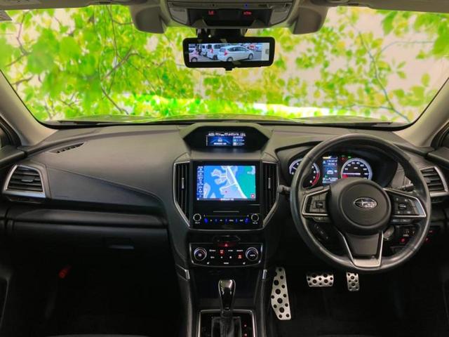 フォレスター ４ＷＤアドバンス　新品タイヤ／保証書／純正　８インチ　ＳＤナビ／スマートリヤビューミラー／アイサイト／シートヒーター　全席／車線逸脱防止支援システム／シート　フルレザー／ドライブレコーダー　純正　革シート　バックカメラ（4枚目）