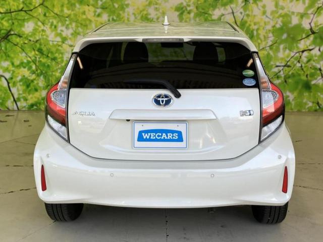 アクア Ｇ　純正　ＳＤナビ／トヨタセーフティセンス／ヘッドランプ　ＬＥＤ／ＥＴＣ／ＥＢＤ付ＡＢＳ／横滑り防止装置／アイドリングストップ／バックモニター／フルセグＴＶ／エアバッグ　運転席／エアバッグ　助手席（35枚目）