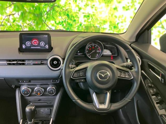 MAZDA2 15S Lパッケージ 新品タイヤ/保証書/純正 SDナビ/アイアクティブセンス(マツダ)/シートヒーター/360°ビューモニター/車線逸脱防止支援システム/シート ハーフレザー/ドライブレコーダー 前後 バックカメラ(5枚目)