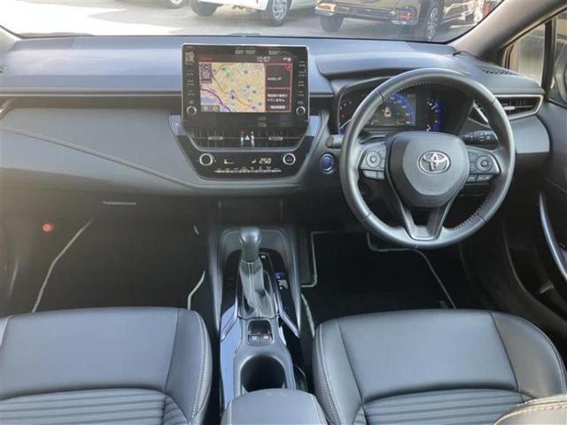 カローラツーリング ハイブリッドダブルバイビー　新品タイヤ／保証書／ディスプレイオーディオ＋ナビ９インチ／トヨタセーフティセンス／車線逸脱防止支援システム／シート　ハーフレザー／ヘッドランプ　ＬＥＤ／ＥＴＣ／ＥＢＤ付ＡＢＳ　衝突被害軽減システム（4枚目）