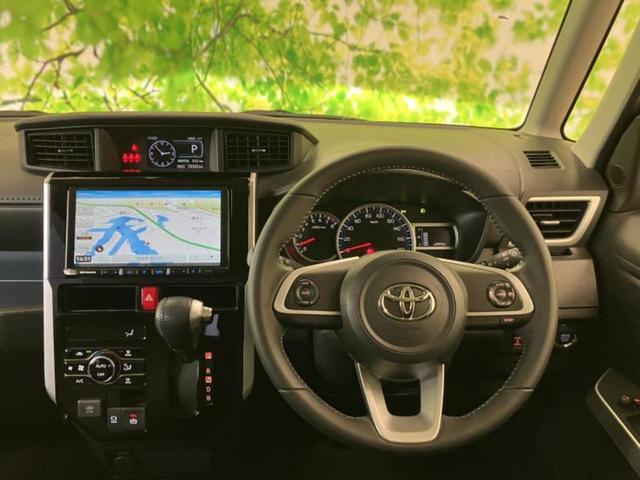 ルーミー カスタムＧ－Ｔ　新品タイヤ／保証書／社外　９インチ　メモリーナビ／スマートアシスト（トヨタ・ダイハツ）／両側電動スライドドア／車線逸脱防止支援システム／ドライブレコーダー　社外／ヘッドランプ　ＬＥＤ／ＥＴＣ　ドラレコ（5枚目）