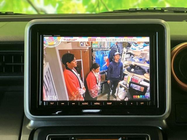 スペーシアギア ハイブリッドＸＺターボ　保証書／純正　８インチ　ＳＤナビ／衝突安全装置／両側電動スライドドア／シートヒーター／全方位モニター／車線逸脱防止支援システム／パーキングアシスト　バックガイド／ヘッドランプ　ＬＥＤ　全周囲カメラ（7枚目）