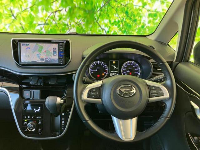 ムーヴ カスタムRSハイパーリミテッドSA3 新品タイヤ/保証書/純正 SDナビ/スマートアシスト(トヨタ・ダイハツ)/シートヒーター 運転席/パノラマモニター/車線逸脱防止支援システム/シート ハーフレザー/ヘッドランプ LED ターボ(5枚目)