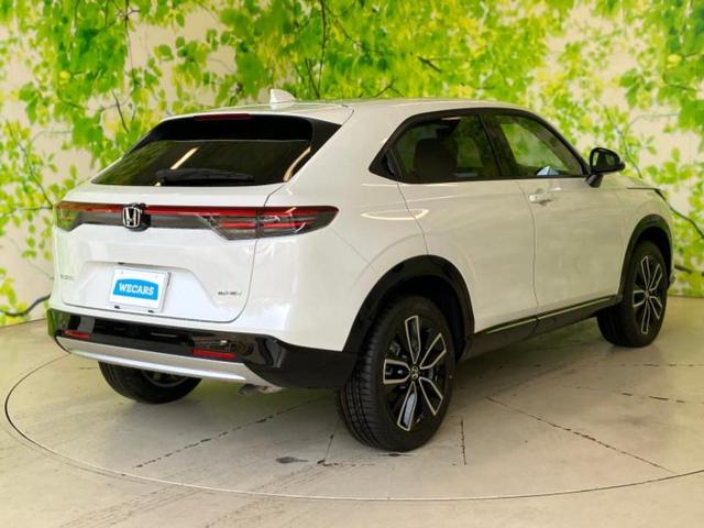 ヴェゼル eHEV Z 保証書/純正 9インチ ナビ/ホンダセンシング/シートヒーター 前席/車線逸脱防止支援システム/電動バックドア/登録済未使用車/ヘッドランプ LED/Bluetooth接続/EBD付ABS 禁煙車(3枚目)