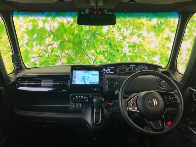 N-BOXカスタム L 新品タイヤ/保証書/純正 8インチ SDナビ/ホンダセンシング/電動スライドドア/シートヒーター 前席/車線逸脱防止支援システム/ドライブレコーダー 前後/ヘッドランプ LED/USBジャック ETC(4枚目)