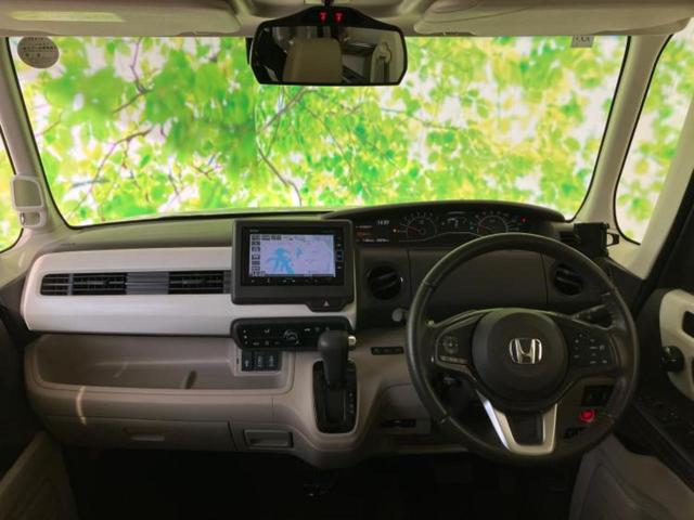 Ｎ－ＢＯＸ Ｇ・ＥＸターボホンダセンシング　新品タイヤ／保証書／純正　ＳＤナビ／衝突安全装置／両側電動スライドドア／車線逸脱防止支援システム／ヘッドランプ　ＨＩＤ／ＥＴＣ／ＥＢＤ付ＡＢＳ／横滑り防止装置／アイドリングストップ／フルセグＴＶ（4枚目）