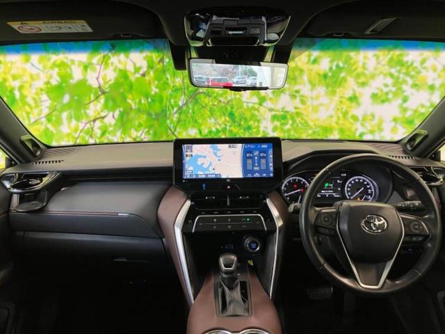 ハリアー Ｚレザーパッケージ　新品タイヤ／サンルーフ／純正エアロ／ＪＢＬ／保証書／純正　１１．６インチ　ＳＤナビ／デジタルインナーミラー／衝突安全装置／シートヒーター／パノラミックビューモニター／車線逸脱防止支援システム　ドラレコ（4枚目）