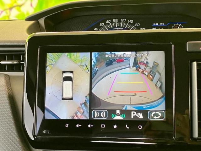 ソリオ ハイブリッドＳＺ　新品タイヤ／保証書／純正　９インチ　メモリーナビ／セーフティサポート（スズキ）／両側電動スライドドア／シートヒーター　前席／全方位モニター／車線逸脱防止支援システム／ヘッドランプ　ＬＥＤ　全周囲カメラ（9枚目）