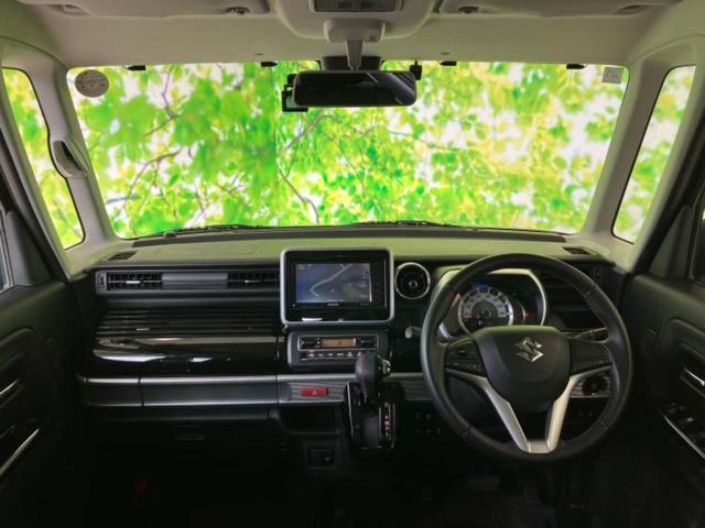 スペーシアカスタム ハイブリッドＸＳ　新品タイヤ／保証書／社外　ＳＤナビ／両側電動スライドドア／シートヒーター／シート　ハーフレザー／ヘッドランプ　ＬＥＤ／ＥＴＣ／ＥＢＤ付ＡＢＳ／横滑り防止装置／アイドリングストップ／フルセグＴＶ（4枚目）