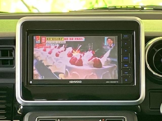 スペーシアカスタム ハイブリッドＸＳ　新品タイヤ／保証書／社外　ＳＤナビ／両側電動スライドドア／シートヒーター／シート　ハーフレザー／ヘッドランプ　ＬＥＤ／ＥＴＣ／ＥＢＤ付ＡＢＳ／横滑り防止装置／アイドリングストップ／フルセグＴＶ（8枚目）