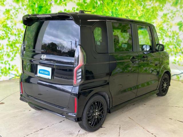 Ｎ－ＢＯＸカスタム Ｌ・ターボスタイルプラスブラック　新品タイヤ／保証書／純正　９インチ　ＳＤナビ／衝突安全装置／両側電動スライドドア／シートヒーター／車線逸脱防止支援システム／シート　ハーフレザー／ドライブレコーダー　純正／ヘッドランプ　ＬＥＤ　禁煙車（3枚目）