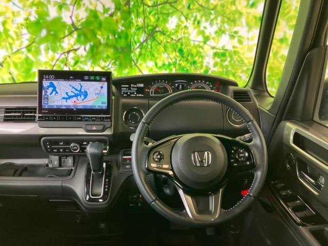 Ｎ－ＢＯＸカスタム Ｌ・ターボスタイルプラスブラック　新品タイヤ／保証書／純正　９インチ　ＳＤナビ／衝突安全装置／両側電動スライドドア／シートヒーター／車線逸脱防止支援システム／シート　ハーフレザー／ドライブレコーダー　純正／ヘッドランプ　ＬＥＤ　禁煙車（5枚目）