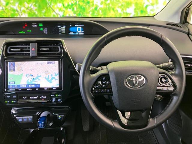 プリウス Ａツーリングセレクション　新品タイヤ／エアロ／保証書／純正　９インチ　ＳＤナビ／衝突安全装置／シートヒーター／車線逸脱防止支援システム／シート　合皮／パーキングアシスト　自動操舵／ドライブレコーダー　社外　衝突被害軽減システム（5枚目）
