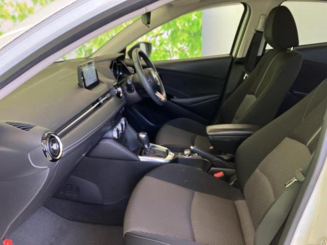 デミオ 13Sツーリング 保証書/純正 SDナビ/衝突安全装置/シートヒーター/全方位モニター/ヘッドランプ LED/Bluetooth接続/ETC/EBD付ABS/横滑り防止装置/アイドリングストップ/フルセグTV(6枚目)