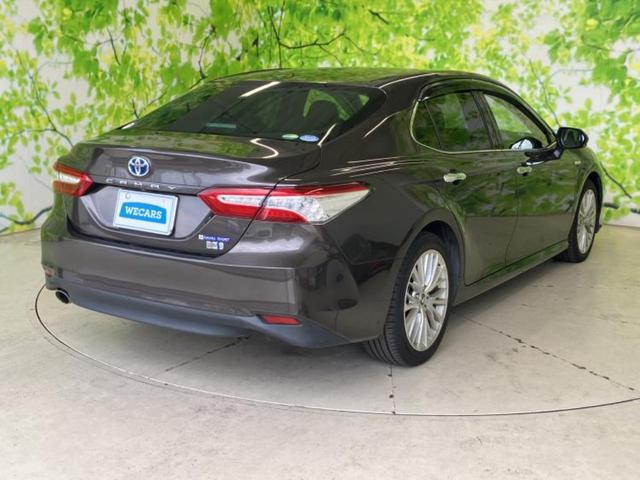 カムリ Ｇレザーパッケージ　保証書／純正　８インチ　ＳＤナビ／衝突安全装置／シートヒーター／車線逸脱防止支援システム／シート　合皮／ドライブレコーダー　純正／ヘッドランプ　ＬＥＤ／Ｂｌｕｅｔｏｏｔｈ接続／ＥＴＣ　バックカメラ（3枚目）