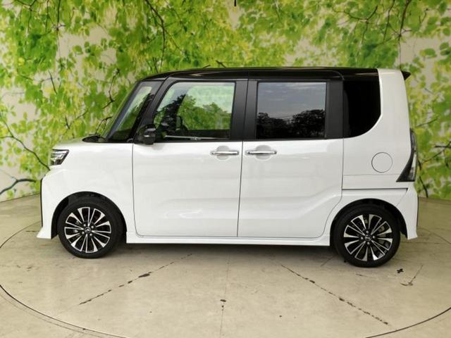 タント カスタムＲＳ　保証書／ディスプレイオーディオ９インチ／スマートアシスト（トヨタ・ダイハツ）／両側電動スライドドア／シートヒーター　前席／パノラマモニター／車線逸脱防止支援システム／シート　ハーフレザー　ターボ　ＴＶ（2枚目）