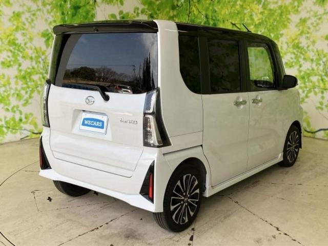 タント カスタムＲＳ　保証書／ディスプレイオーディオ９インチ／スマートアシスト（トヨタ・ダイハツ）／両側電動スライドドア／シートヒーター　前席／パノラマモニター／車線逸脱防止支援システム／シート　ハーフレザー　ターボ　ＴＶ（3枚目）