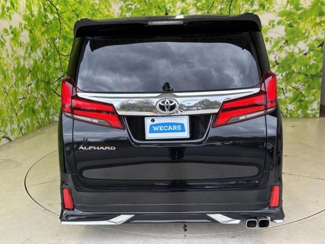 アルファード S Cパッケージ 新品タイヤ/サンルーフ/純正エアロ/保証書/純正 9インチ メモリーナビ/フリップダウンモニター 純正 12.1インチ/デジタルインナーミラー/トヨタセーフティセンス/両側電動スライドドア フルエアロ(44枚目)