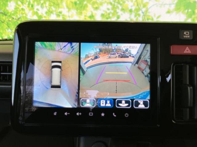 スペーシアギア ハイブリッドＸＺターボ　保証書／純正　９インチ　メモリーナビ／デュアルカメラブレーキサポート（スズキ）／両側電動スライドドア／シートヒーター　前席／全方位モニター／車線逸脱防止支援システム／ヘッドランプ　ＬＥＤ　ターボ（12枚目）