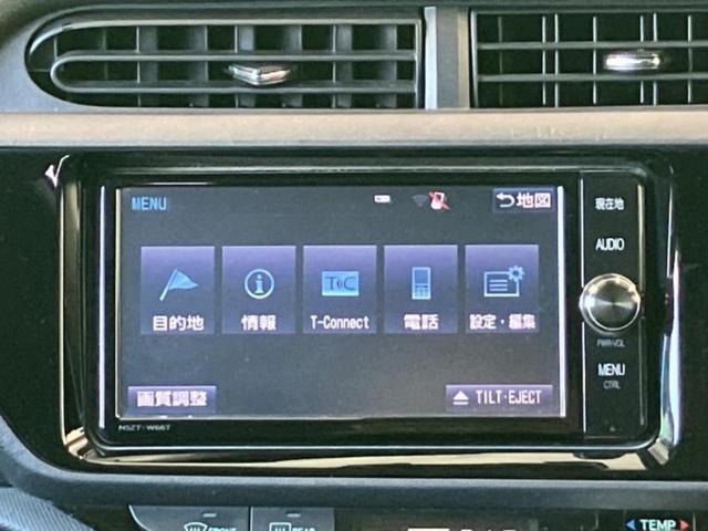 アクア Xアーバン 新品タイヤ/保証書/純正 SDナビ/シートヒーター 前席/シート ハーフレザー/Bluetooth接続/ETC/EBD付ABS/横滑り防止装置/アイドリングストップ/バックモニター/フルセグTV(9枚目)