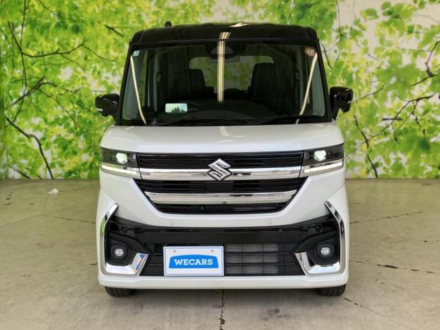 スペーシアカスタム ハイブリッドＸＳターボ　保証書／純正　９インチ　メモリーナビ／セーフティサポート（スズキ）／両側電動スライドドア／シートヒーター　前席／全方位モニター／車線逸脱防止支援システム／ヘッドランプ　ＬＥＤ／ＥＢＤ付ＡＢＳ　ターボ（39枚目）