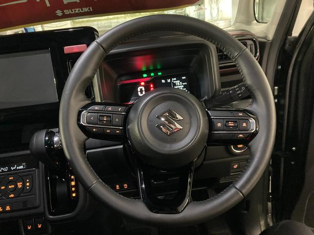 スペーシアカスタム カスタム　ＨＹＢＲＩＤ　ＸＳターボ　両側電動スライドドア　１５インチアルミ　オートライト　プッシュスタート　ステアリングヒーター　シートヒーター　オートエアコン　衝突被害軽減システム　アイドリングストップ　横滑り防止機能　衝突安全ボディ　盗難防止システム（22枚目）