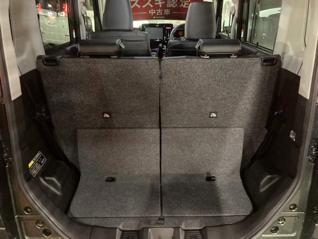 スペーシアカスタム カスタム　ＨＹＢＲＩＤ　ＸＳターボ　両側電動スライドドア　１５インチアルミ　オートライト　プッシュスタート　ステアリングヒーター　シートヒーター　オートエアコン　衝突被害軽減システム　アイドリングストップ　横滑り防止機能　衝突安全ボディ　盗難防止システム（44枚目）