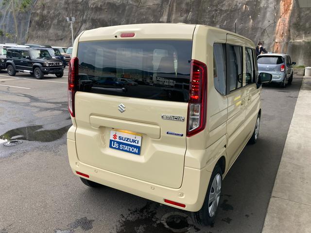 スペーシア HYBRID G ナビ 全方位カメラ オートライト LED フルホイールキャップ オートエアコン プッシュスタート 両側スライドドア 衝突被害軽減システム アイドリングストップ 横滑り防止機能 衝突安全ボディ 盗難防止システム(5枚目)