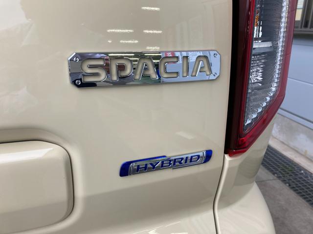 スペーシア HYBRID G ナビ 全方位カメラ オートライト LED フルホイールキャップ オートエアコン プッシュスタート 両側スライドドア 衝突被害軽減システム アイドリングストップ 横滑り防止機能 衝突安全ボディ 盗難防止システム(19枚目)